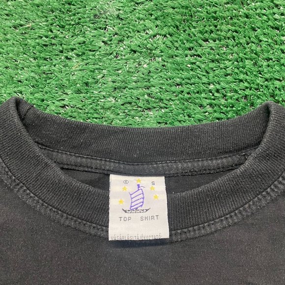 Vintage 90s Cradle of Filth Behind Satan Gothic Metal Band Tee - Picture 5 of 8